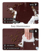 Pet Feeding Mat-Absorbent Dog Mat for Food and Water Bowl-No Stains Quick Dry Water Dispenser Mat-Dog Accessories Pet Supplies-Bowl for Messy Drinkers（Brown,23"x34"