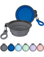 Aonkey 2 Pack 15oz/1.8 Cup Collapsible Dog Bowls with Bottle Carrier