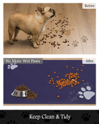 Pet Feeding Mat-Absorbent Dog Mat for Food and Water Bowl-No Stains Quick Dry Water Dispenser Mat-Dog Accessories Pet Supplies-Bowl for Messy Drinkers（Brown,23"x34"
