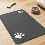 Pet Feeding Mat-Absorbent Dog Mat for Food and Water Bowl-No Stains Quick Dry Water Dispenser Mat-Dog Accessories Pet Supplies-Bowl for Messy Drinkers（Brown,23"x34"