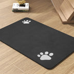 Pet Feeding Mat-Absorbent Dog Mat for Food and Water Bowl-No Stains Quick Dry Water Dispenser Mat-Dog Accessories Pet Supplies-Bowl for Messy Drinkers（Brown,23"x34"