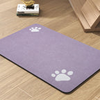 Pet Feeding Mat-Absorbent Dog Mat for Food and Water Bowl-No Stains Quick Dry Water Dispenser Mat-Dog Accessories Pet Supplies-Bowl for Messy Drinkers（Brown,23"x34"