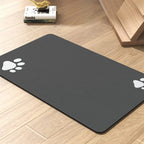 Pet Feeding Mat-Absorbent Dog Mat for Food and Water Bowl-No Stains Quick Dry Water Dispenser Mat-Dog Accessories Pet Supplies-Bowl for Messy Drinkers（Brown,23"x34"
